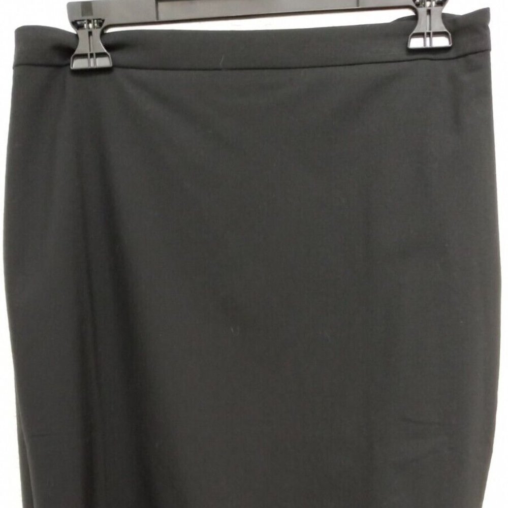 NWT Banana Republic Italian Wool Blend Knit Back Split Skirt Size 8